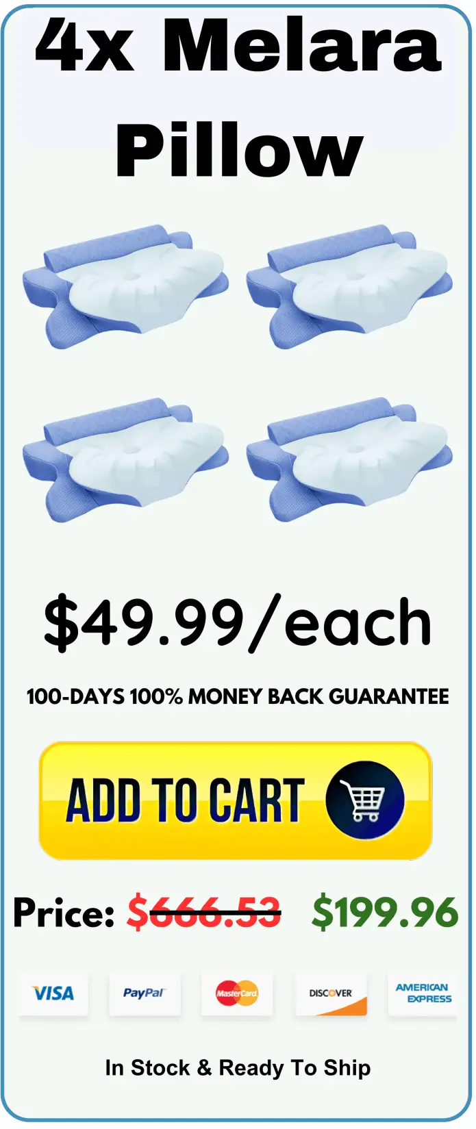Melara Air Pillow offer package price 